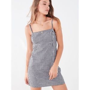 UO Gingham Mini Dress